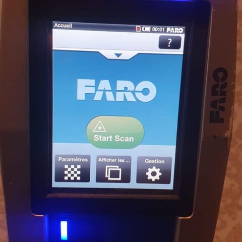 FARO Focus3D X 330 long-range 3D laser scanner on tripod