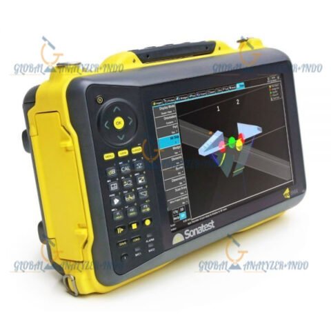 Close-up of Veo+ Flaw Detector with FMC-TFM and PA interface.