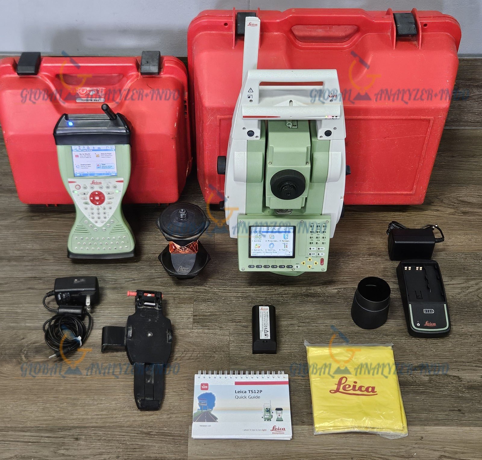 Leica TS12 R400 Robotic Survey Total Station device
