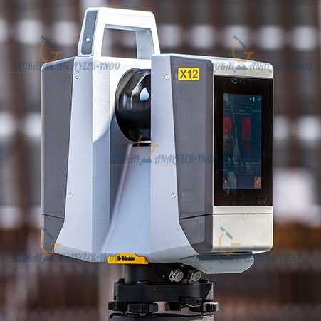 Trimble X12 3D Laser Scanner mounted on tripod