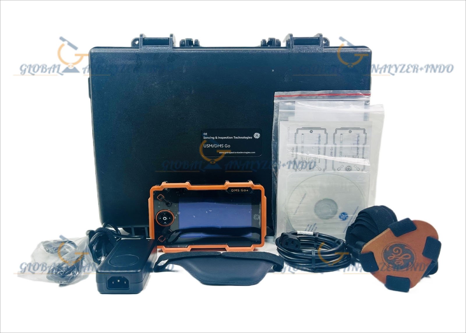 KrautKramer GE DMS GO+ ultrasonic thickness gauge measuring metal thickness