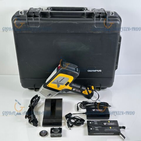 Olympus Delta Professional DPO-2000 handheld XRF analyzer close-up