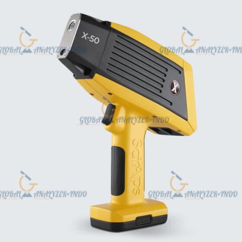 SciAps X-50 handheld XRF analyzer for metal and mineral testing