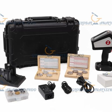 Z-200 C+ handheld carbon analyzer in use for precise carbon content testing in alloys