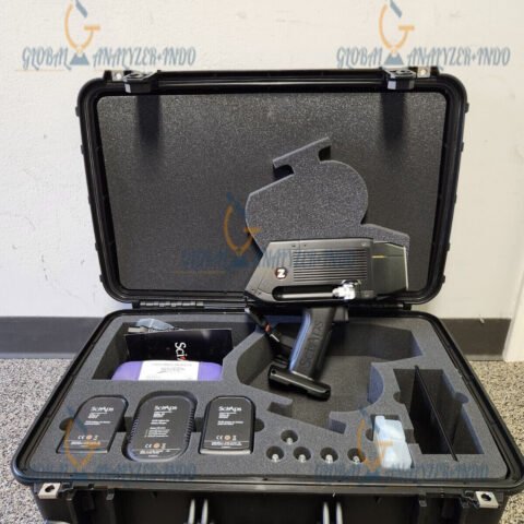 SciAps LIBS handheld analyzer measuring lithium in the field