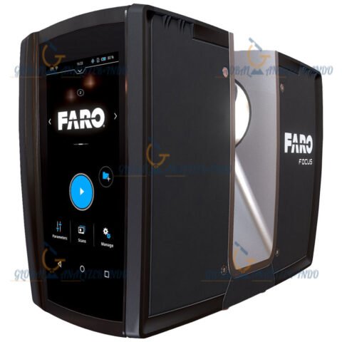 FARO Focus Premium Laser Scanner in use on-site, capturing high-quality 3D data.