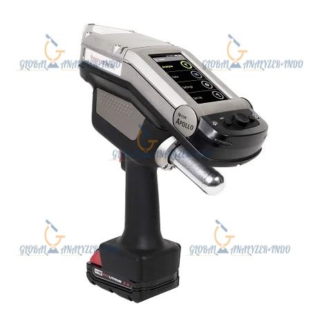 Handheld LIBS analyzer used for on-site metal identification