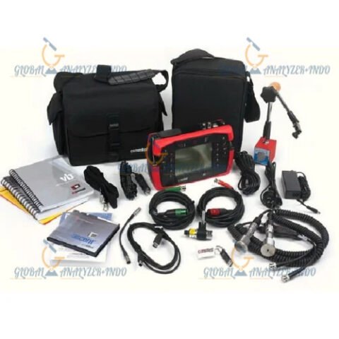 Bently Nevada Commtest VB8 vibration analyzer in industrial setting