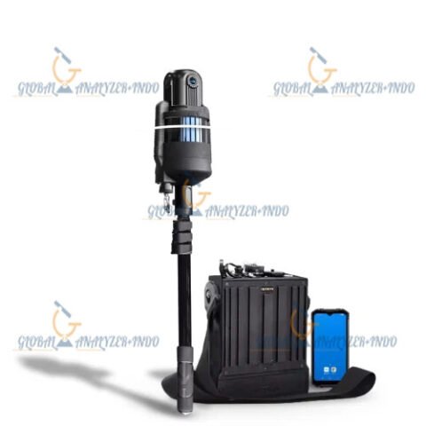 Gexcel Heron Lite 3D mapping system scanning a construction site