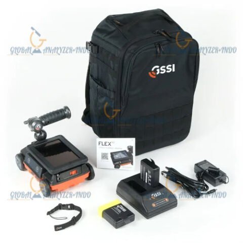 GSSI Flex NX complete concrete scanning system performing GPR inspection