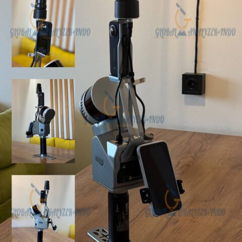 FJD Trion S2 Max LiDAR scanner capturing 3D spatial data in the field