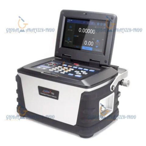 Additel 762W automated hydraulic pressure calibrator in laboratory