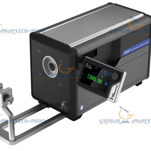 Additel 850-1200 laboratory thermocouple calibration furnace in use