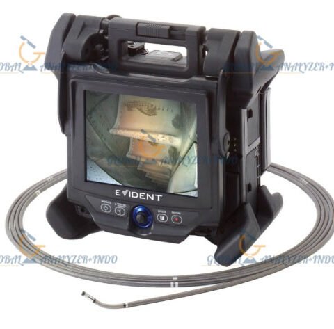EVIDENT IPLEX NX flexible videoscope inspecting industrial machinery