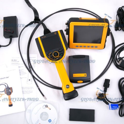 GE XL GO+ Videoprobe inspecting industrial machinery components