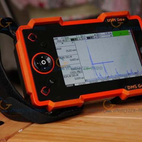 Waygate Technologies USM Go+ ultrasonic flaw detector used for weld inspection