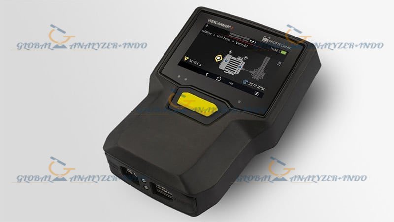 VIBSCANNER 2 EX triaxial vibration measurement on motor