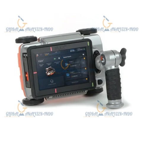 GSSI Flex LT concrete scanner detecting rebar inside slab