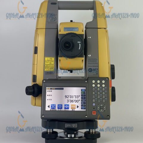Topcon GT-1205 robotic precision total station on construction site